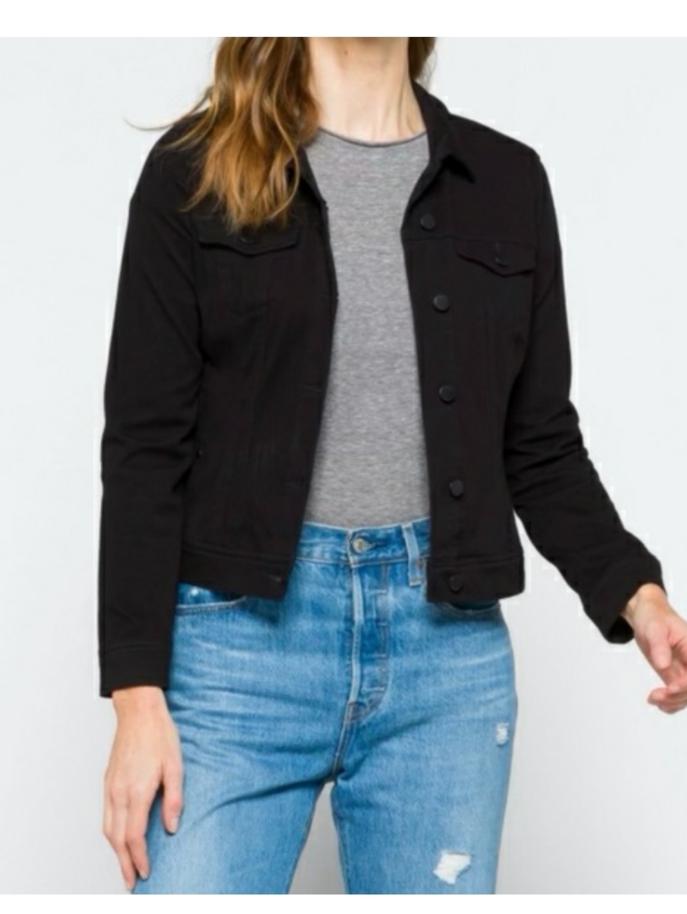 Liverpool Black Jean Jacket